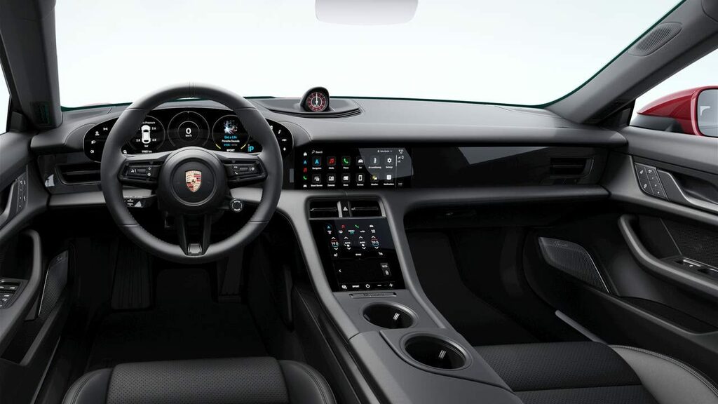 Porsche Taycan Electric Red #6