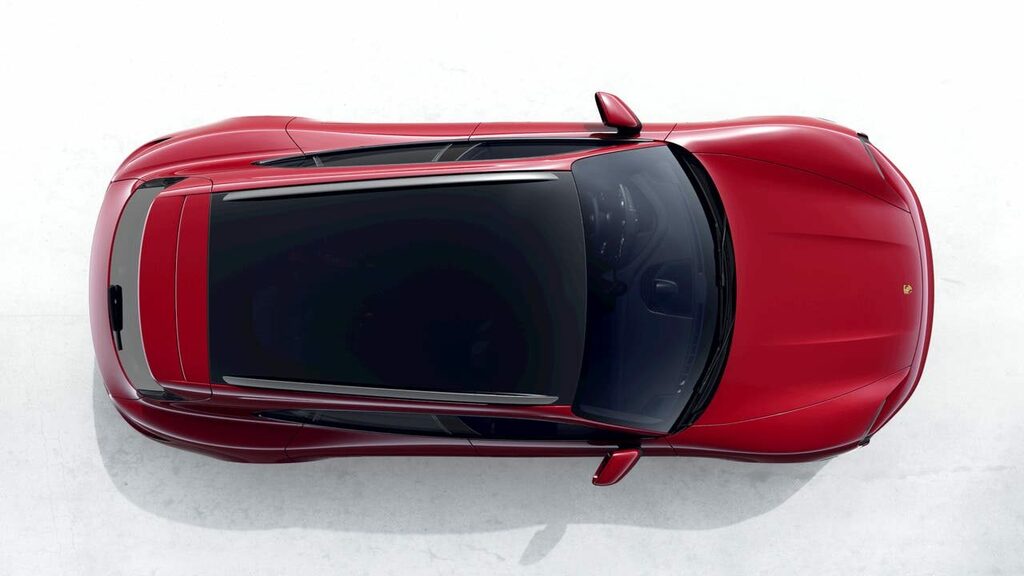 Porsche Taycan Electric Red #5