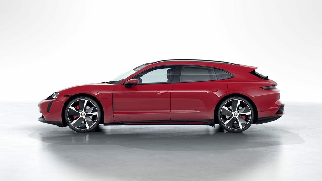 Porsche Taycan Electric Red #2