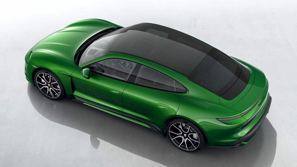 Porsche Taycan Electric Green #4