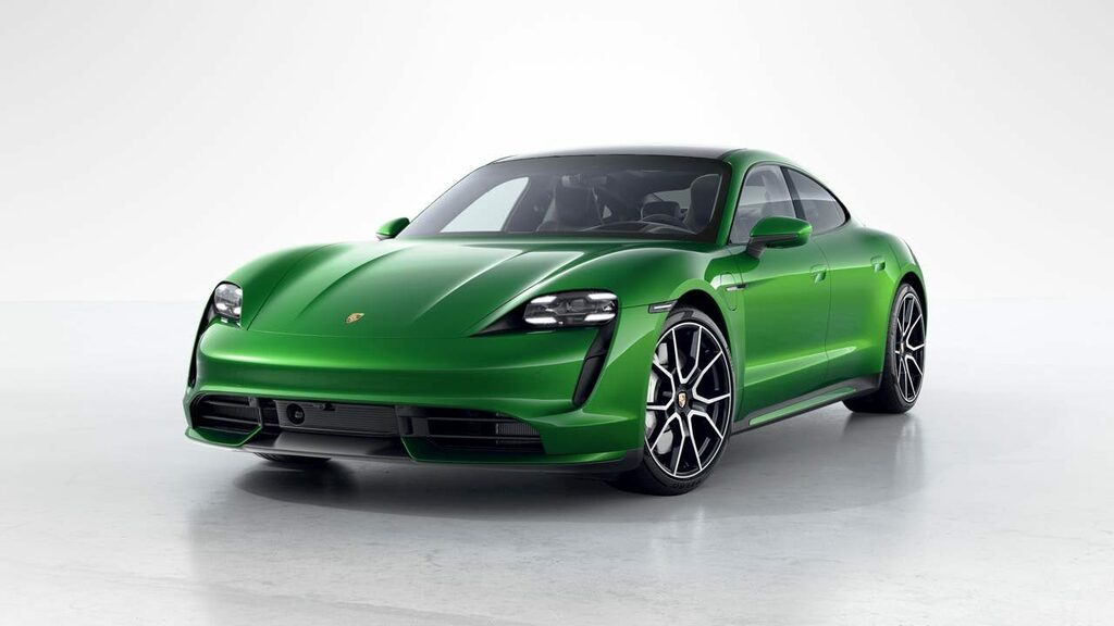 Porsche Taycan Electric Green