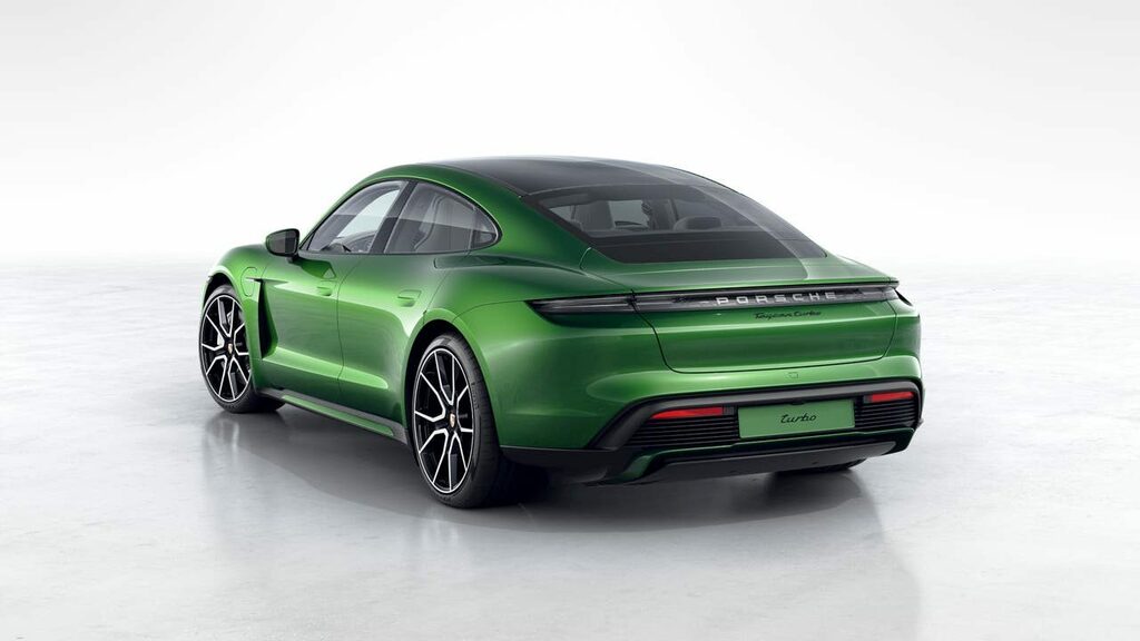 Porsche Taycan Electric Green #3
