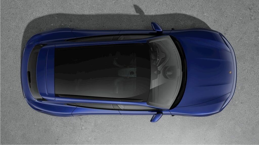 Porsche Taycan Electric Blue #5