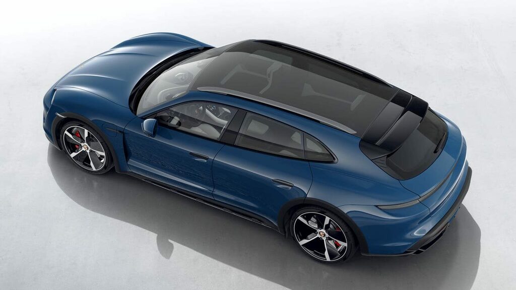 Porsche Taycan Electric Blue #4