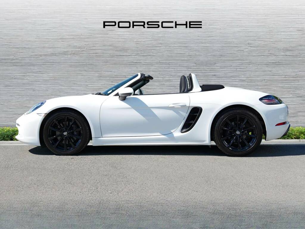 Porsche 718 Boxster Convertible White #2