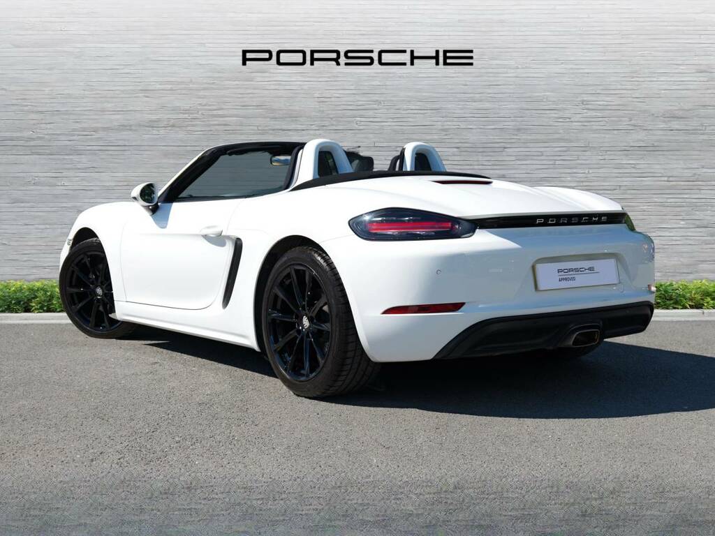 Porsche 718 Boxster Convertible White #3