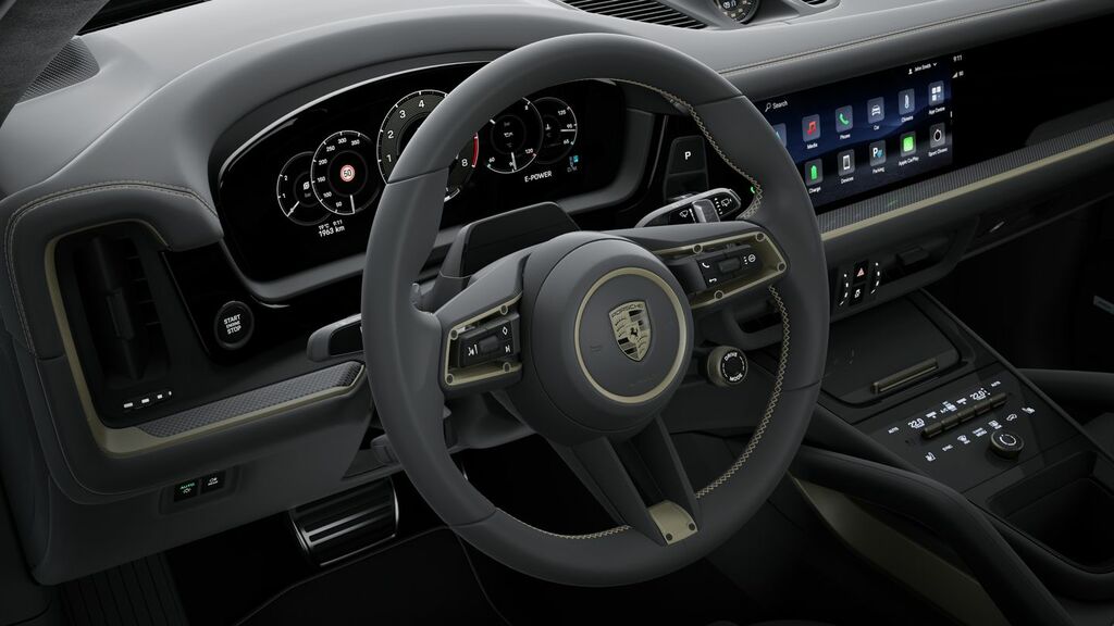 Porsche Cayenne Turbo E-hybrid Black #3