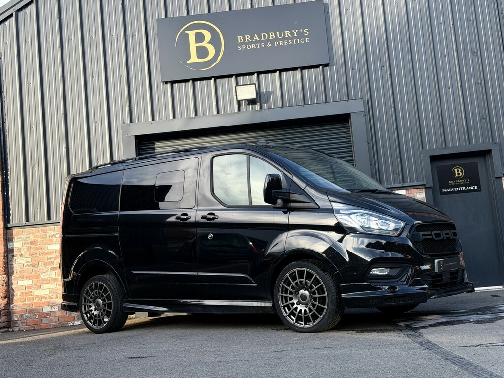 Ford Transit Custom Combi Van 2.0 Transit Custom Limited Dciv 320 L1 2 JT21MAJ Black #4