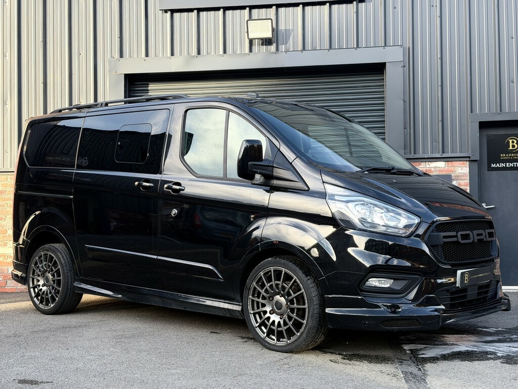 Ford Transit Custom Combi Van 2.0 Transit Custom Limited Dciv 320 L1 2 JT21MAJ Black #6