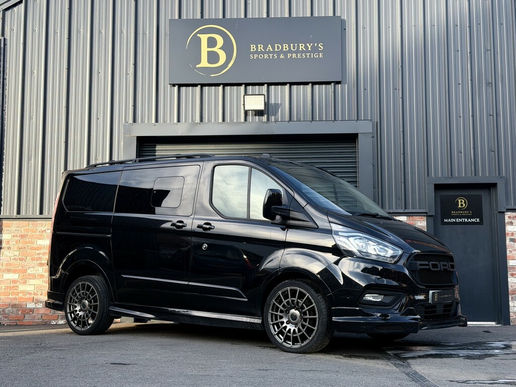 Ford Transit Custom Combi Van 2.0 Transit Custom Limited Dciv 320 L1 2 JT21MAJ Black #5