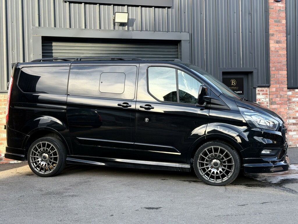 Ford Transit Custom Combi Van 2.0 Transit Custom Limited Dciv 320 L1 2 JT21MAJ Black #3