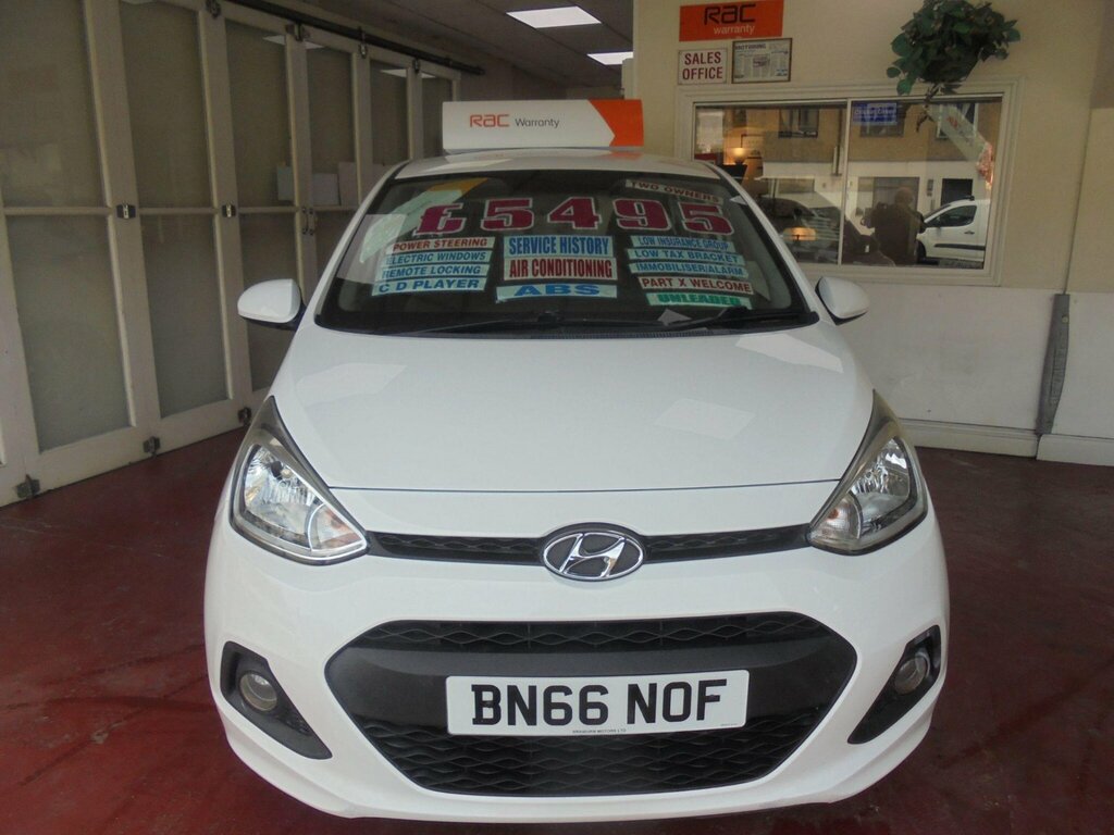 Hyundai I10 1.2 Se Euro 5 BN66NOF White #3