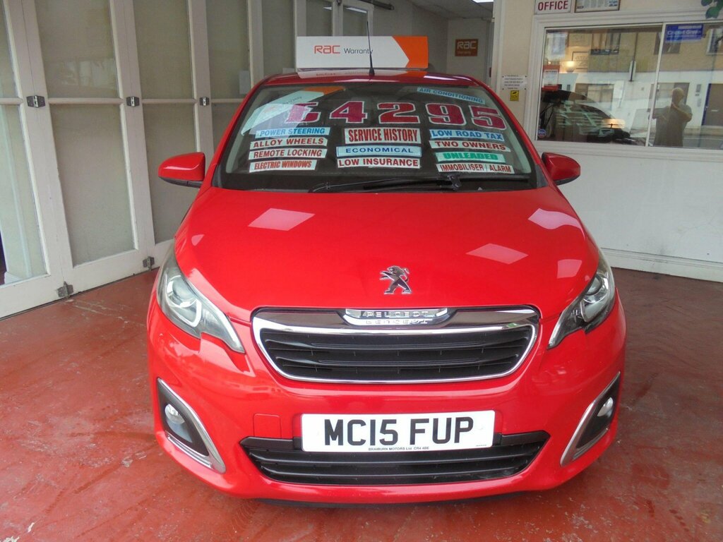 Peugeot 108 1.2 Puretech Allure Euro 6 Red #3