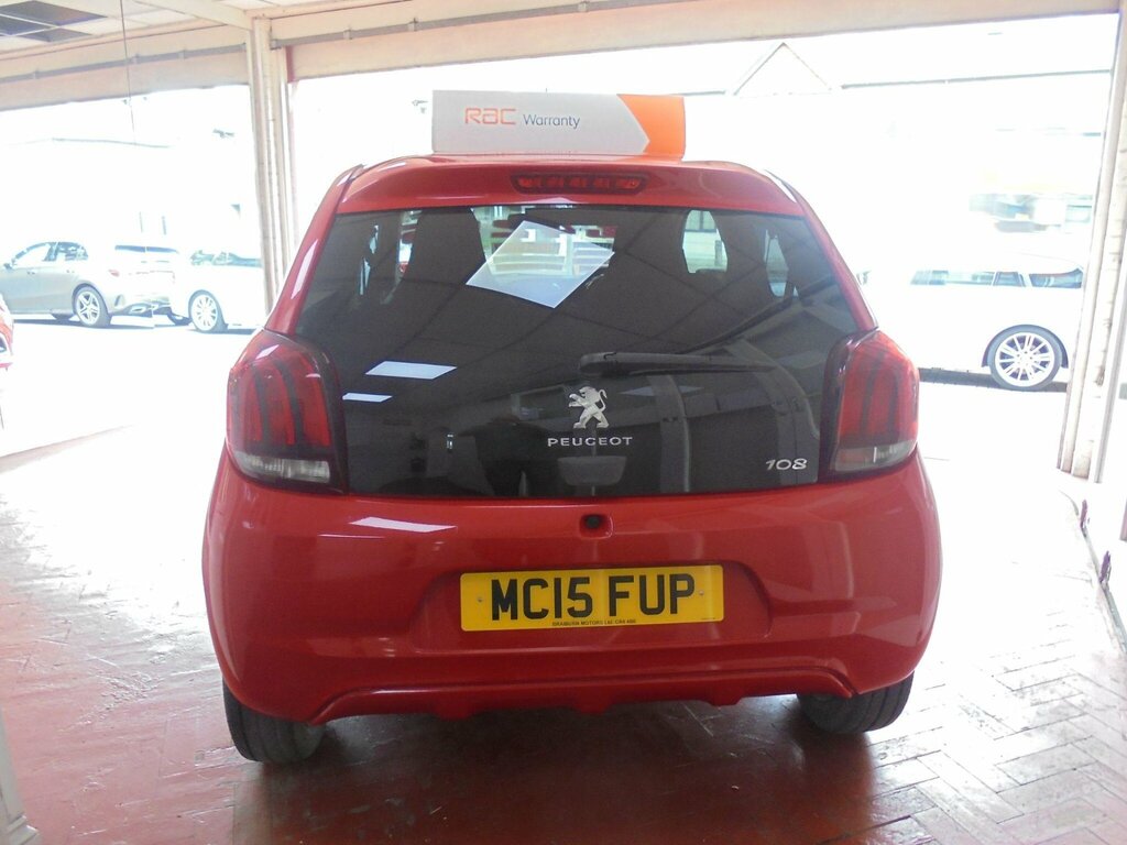 Peugeot 108 1.2 Puretech Allure Euro 6 Red #4