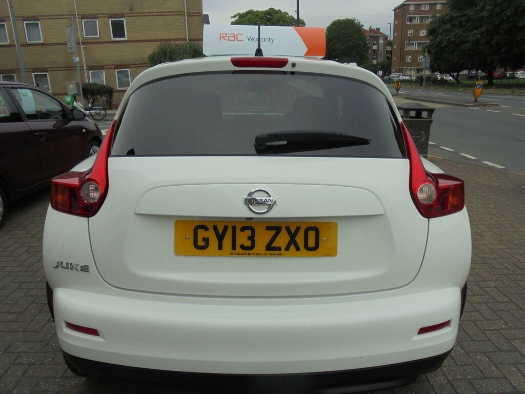 Nissan Juke 1.6 Tekna Euro 5 Ss White #4