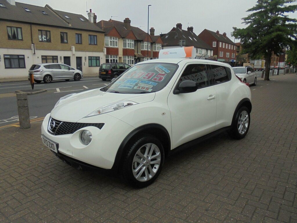 Nissan Juke 1.6 Tekna Euro 5 Ss White #2
