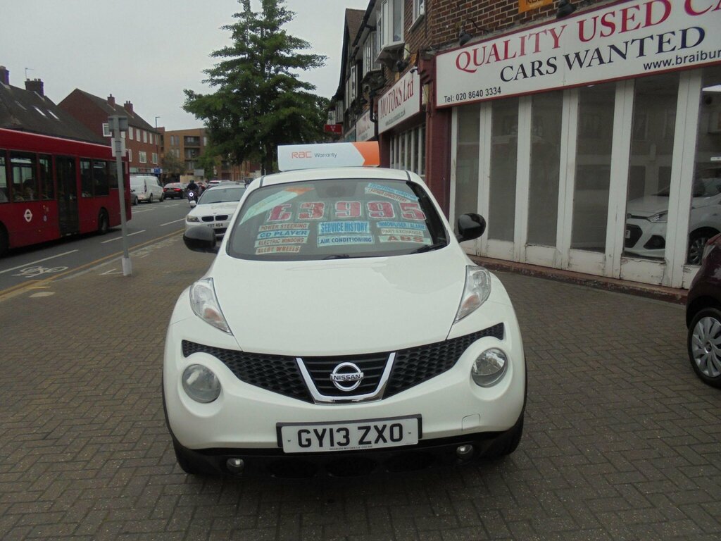 Nissan Juke 1.6 Tekna Euro 5 Ss White #3