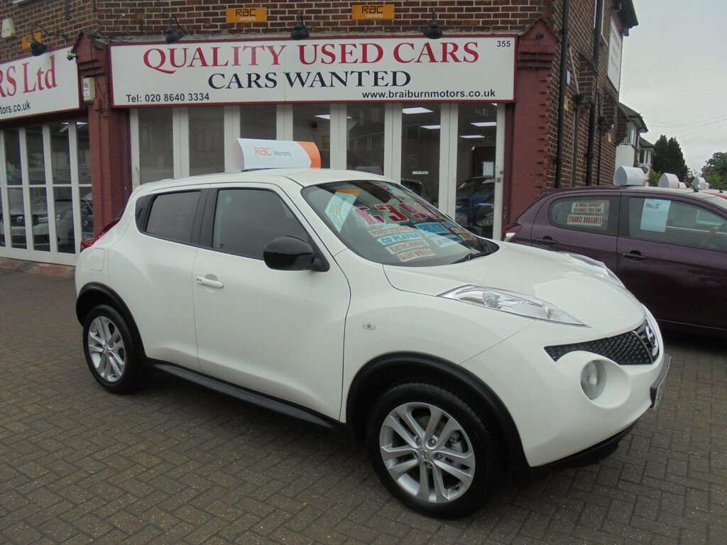 Nissan Juke 1.6 Tekna Euro 5 Ss White