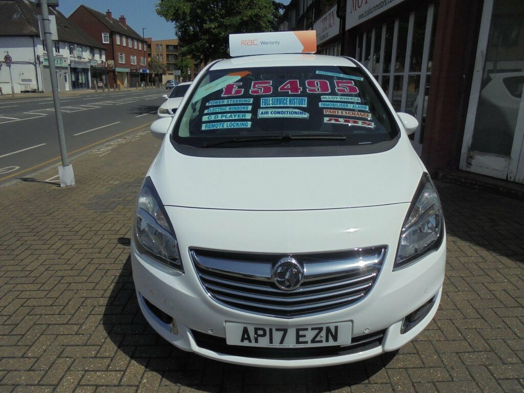Vauxhall Meriva 1.4I Tech Line Euro 6 White #3