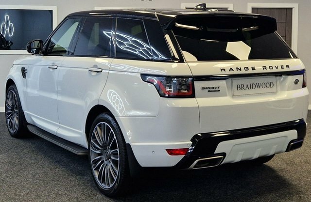 Land Rover Range Rover Sport Suv SW71OMY White #4