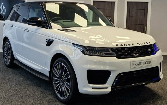 Land Rover Range Rover Sport Suv SW71OMY White #3