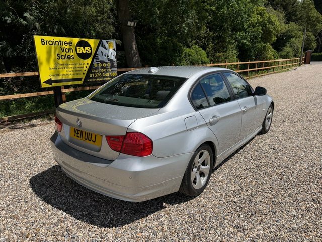 BMW 3 Series 320D Ed Efficientdynamics Saloon YE11UUJ Silver #4