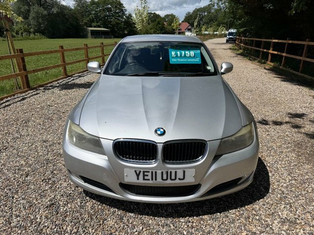 BMW 3 Series 320D Ed Efficientdynamics Saloon YE11UUJ Silver #2
