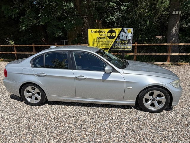 BMW 3 Series 320D Ed Efficientdynamics Saloon YE11UUJ Silver #3