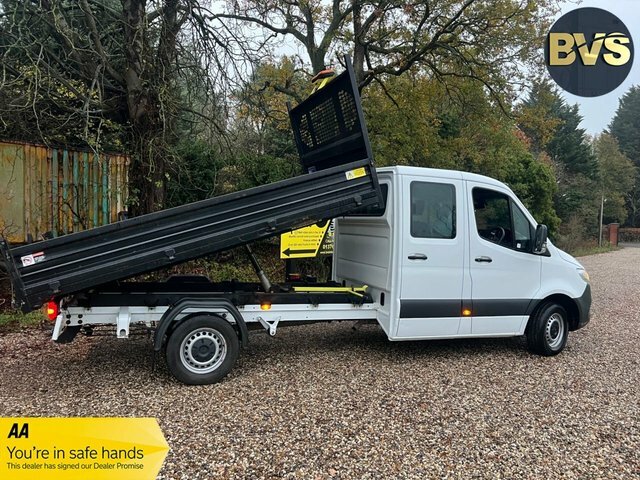 Mercedes-Benz Sprinter 314 Cdi Tipper White #2