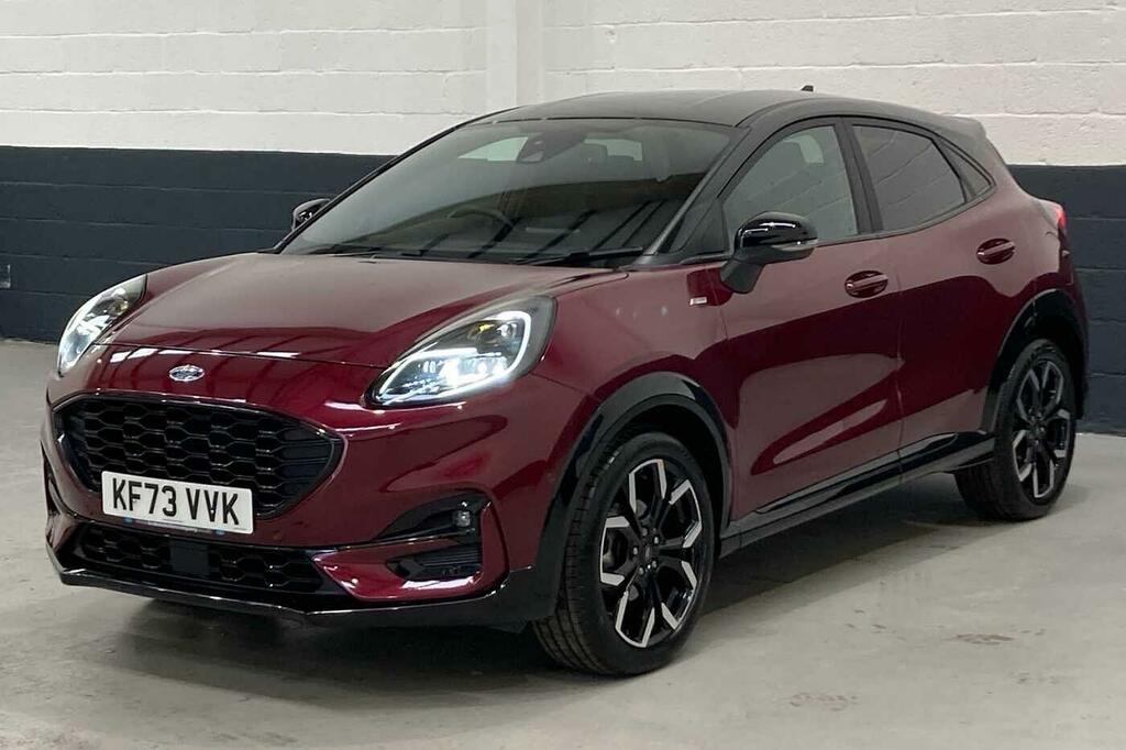 Ford Puma 1.0T Ecoboost Vivid Ruby Edition Dct Euro 6 Ss KF73VVK Red #3