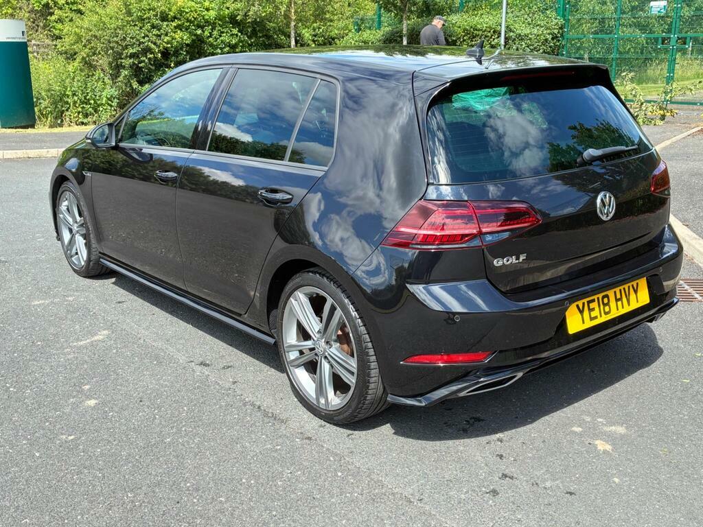 Volkswagen Golf 1.5 Tsi Evo R-line Dsg Euro 6 S S YE18HVY Black #4