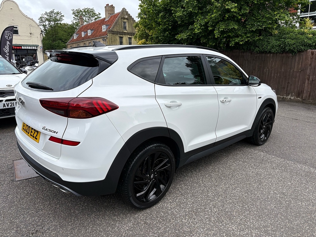 Hyundai Tucson T-gdi N Line White #6