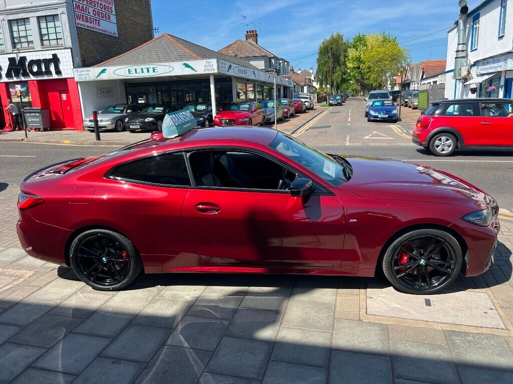 BMW 4 Series Gran Coupe 420I M Sport Pro Edition Step Coupe Petro NL72VMG Red #4