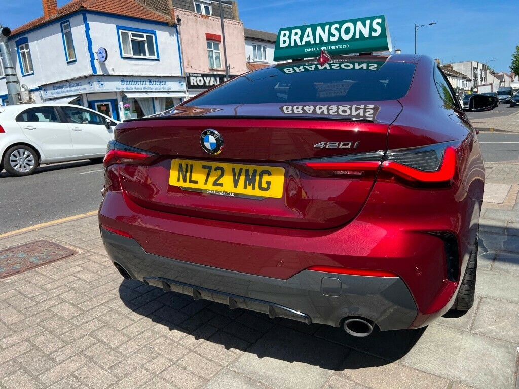 BMW 4 Series Gran Coupe 420I M Sport Pro Edition Step Coupe Petro NL72VMG Red #5