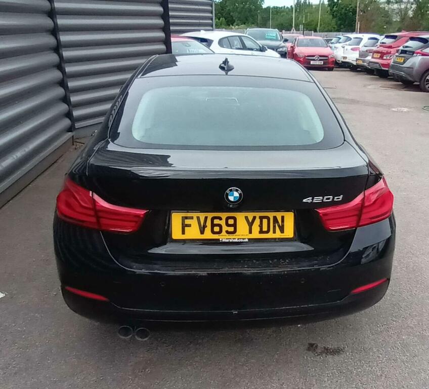 BMW 4 Series Gran Coupe 2.0 420D Sport Euro 6 Ss FV69YDN Black #3