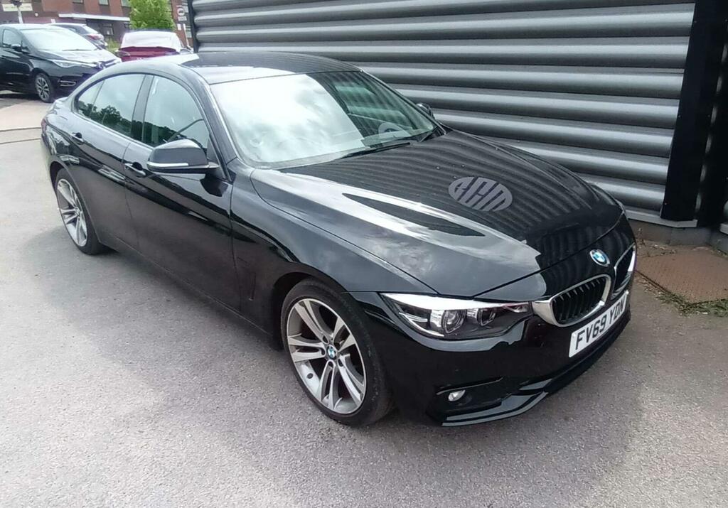 BMW 4 Series Gran Coupe 2.0 420D Sport Euro 6 Ss FV69YDN Black #6