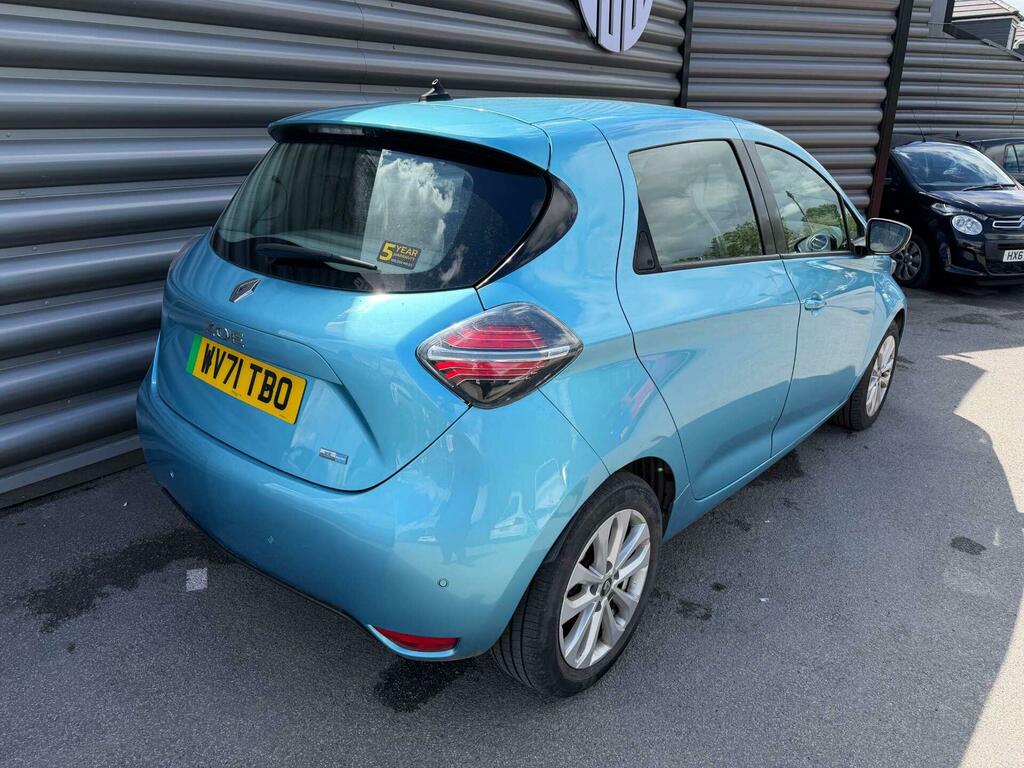Renault Zoe R110 Ev50 52Kwh Iconic Rapid Charge WV71TBO Blue #5