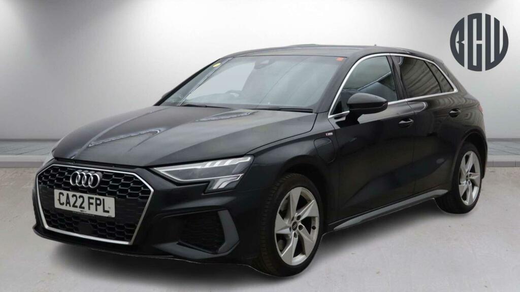 Audi A3 1.4 Tfsie 40 S Line Sportback S Tronic Euro 6 Ss CA22FPL Black #2