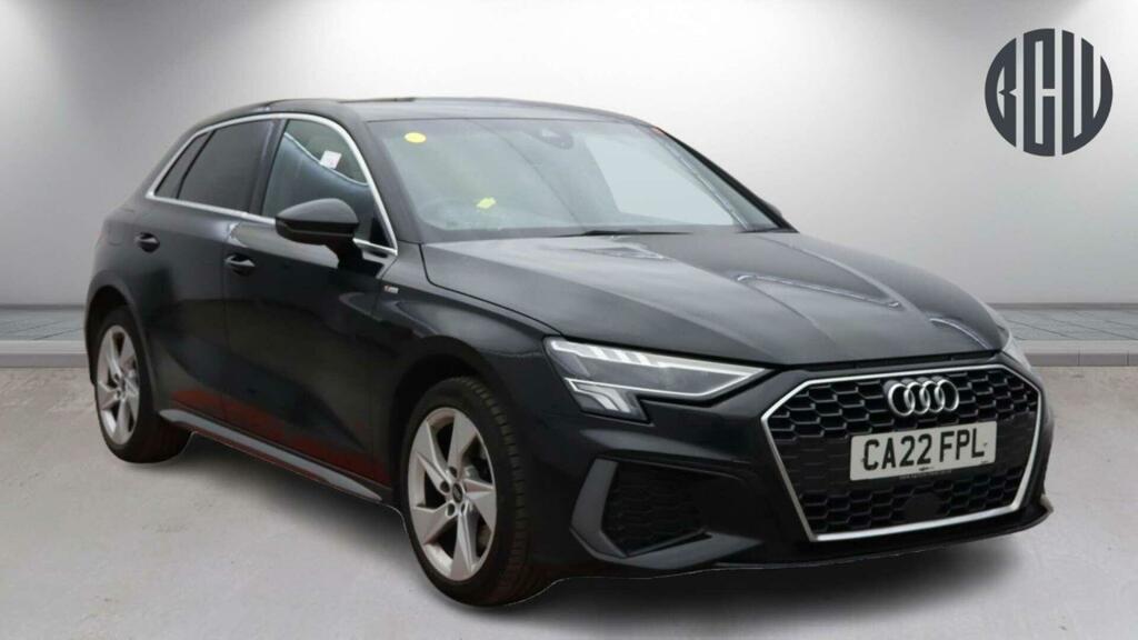 Audi A3 1.4 Tfsie 40 S Line Sportback S Tronic Euro 6 Ss Black