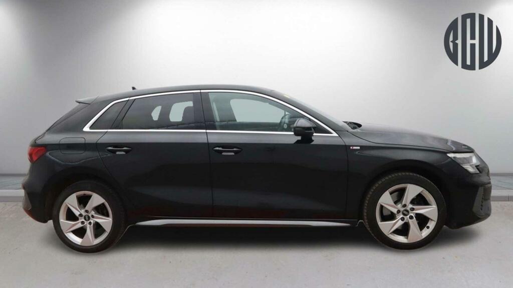 Audi A3 1.4 Tfsie 40 S Line Sportback S Tronic Euro 6 Ss CA22FPL Black #5