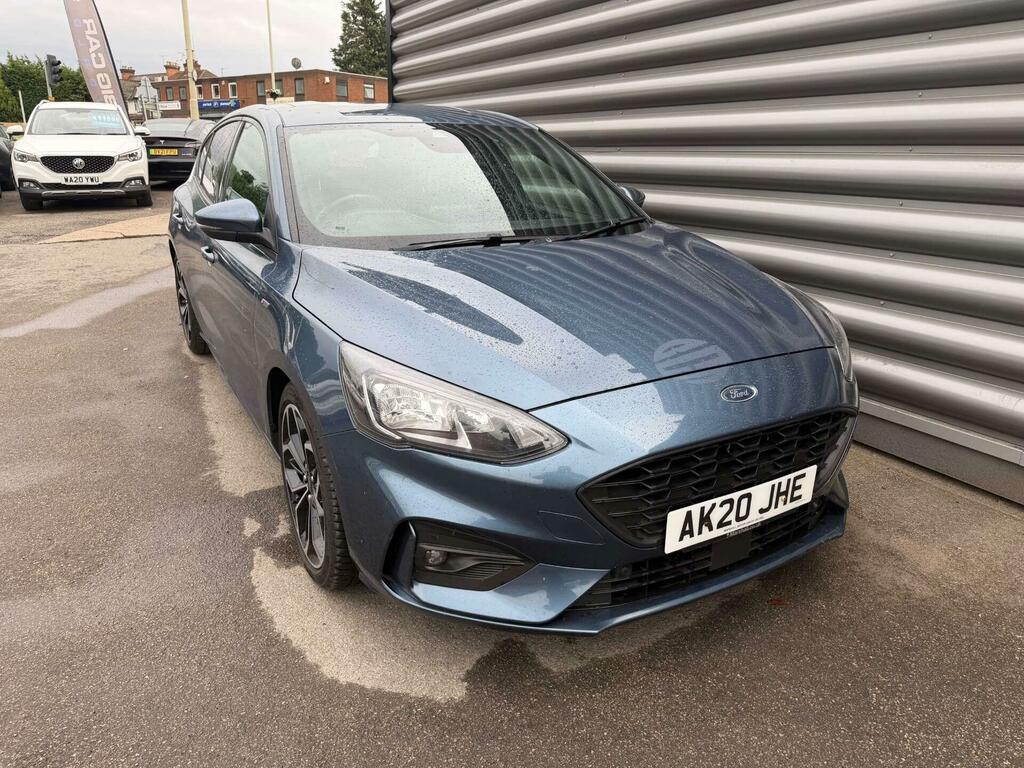 Ford Focus 1.0T Ecoboost St-line X Euro 6 Ss AK20JHE Blue #4
