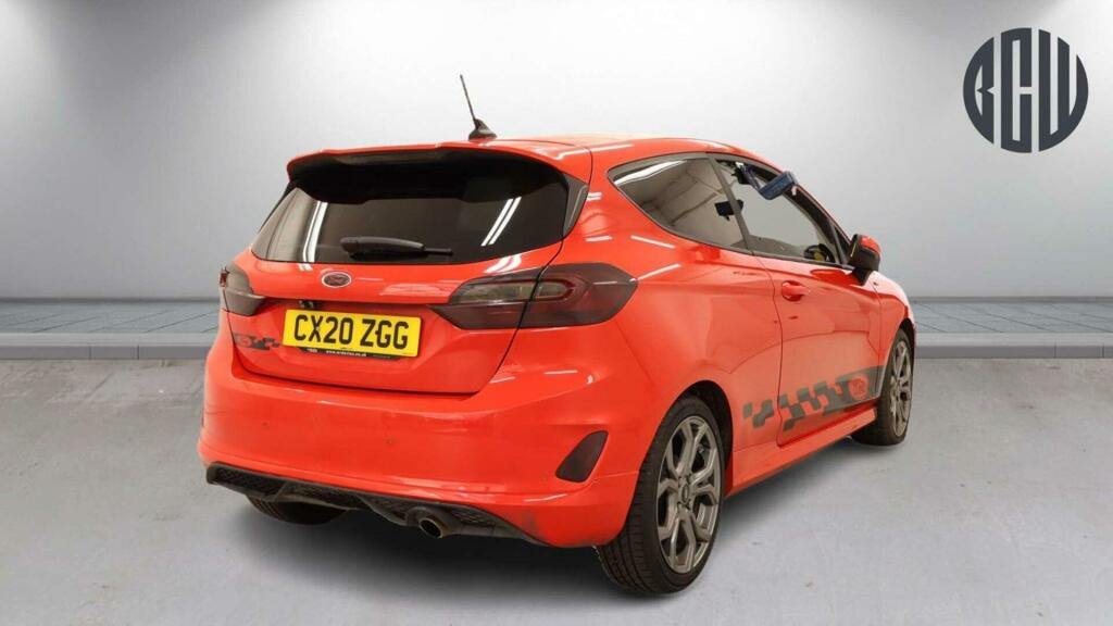 Ford Fiesta 1.0T Ecoboost St-line Edition Euro 6 Ss CX20ZGG Red #4