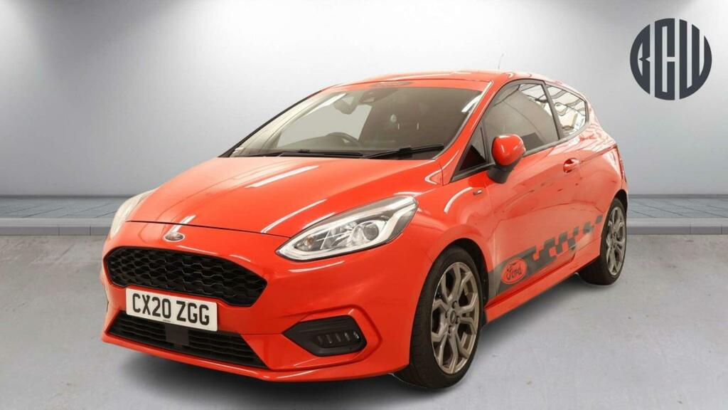 Ford Fiesta 1.0T Ecoboost St-line Edition Euro 6 Ss CX20ZGG Red #2