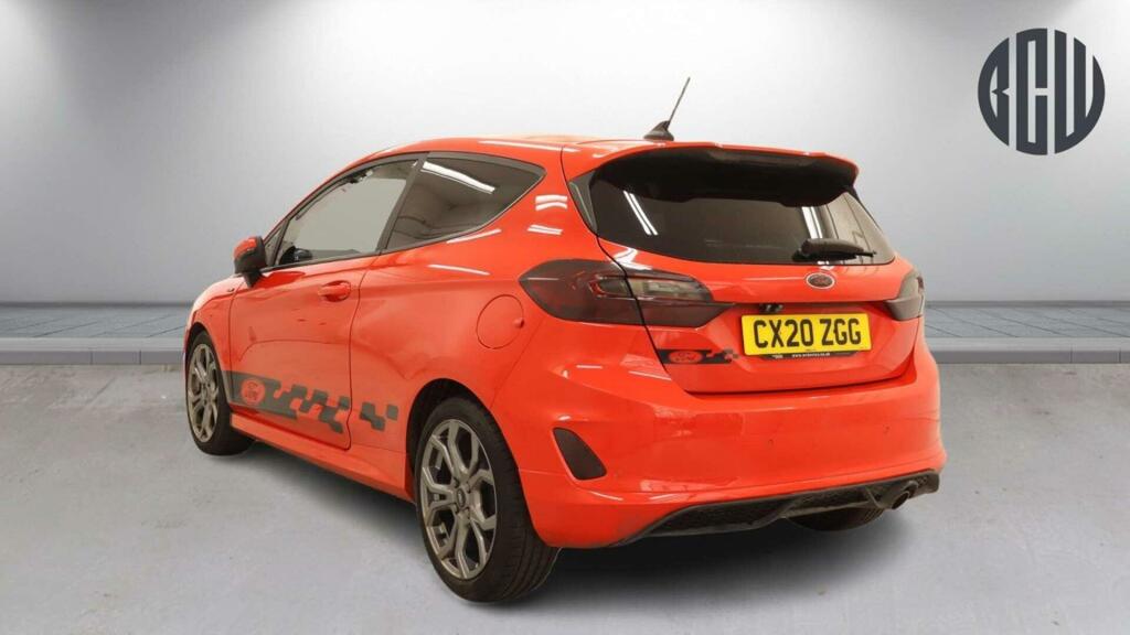 Ford Fiesta 1.0T Ecoboost St-line Edition Euro 6 Ss CX20ZGG Red #3