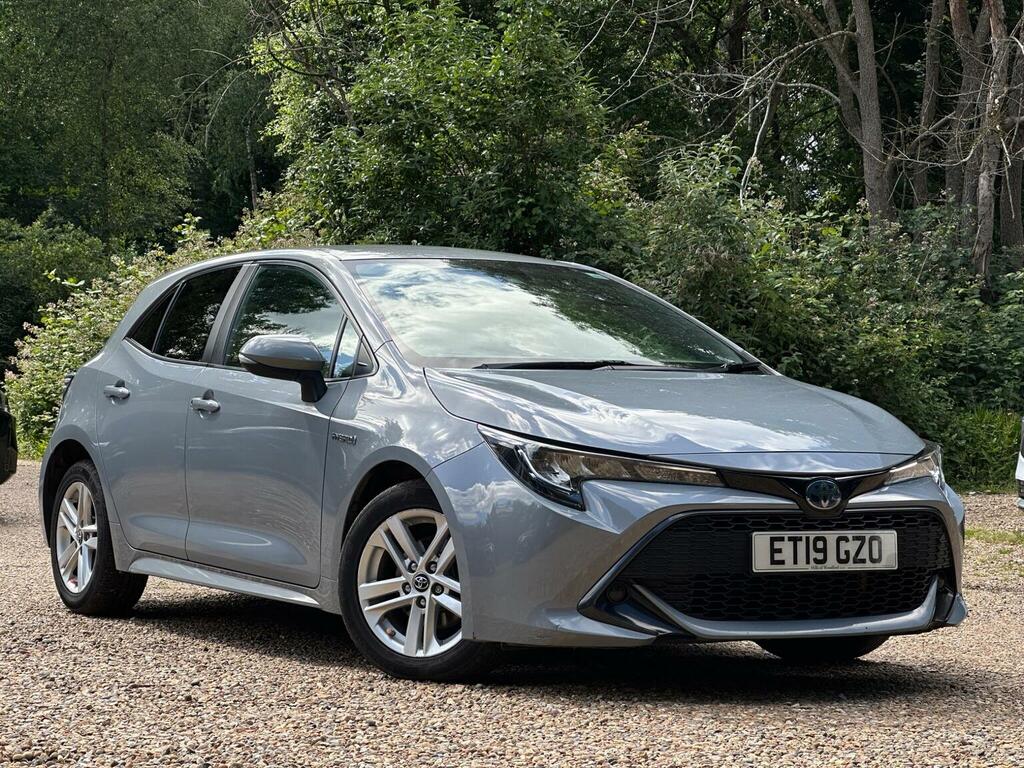 Toyota Corolla Hatchback 1.8 Vvt-h Icon Cvt Euro 6 Ss 201 ET19GZO Grey #2