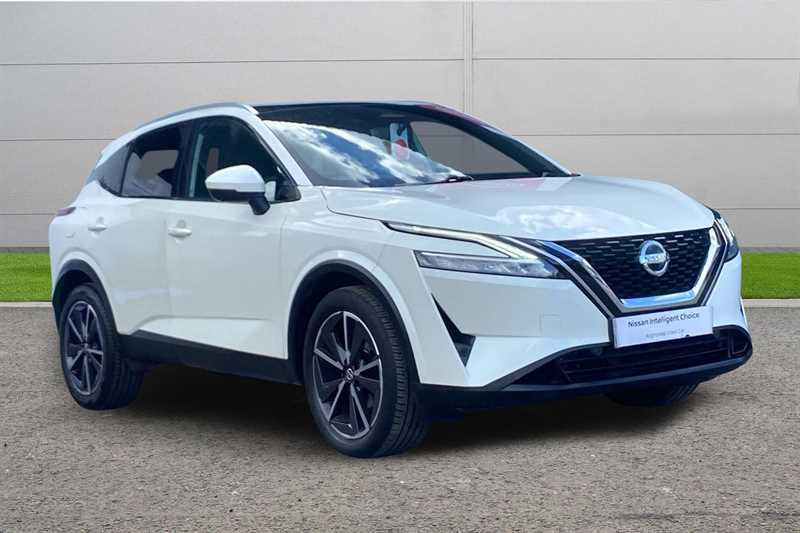 Nissan Qashqai 1.3 Dig-t Mh 158 Tekna Xtronic LF22OSG White