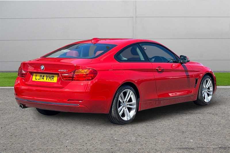 BMW 4 Series 420I Sport Red #3