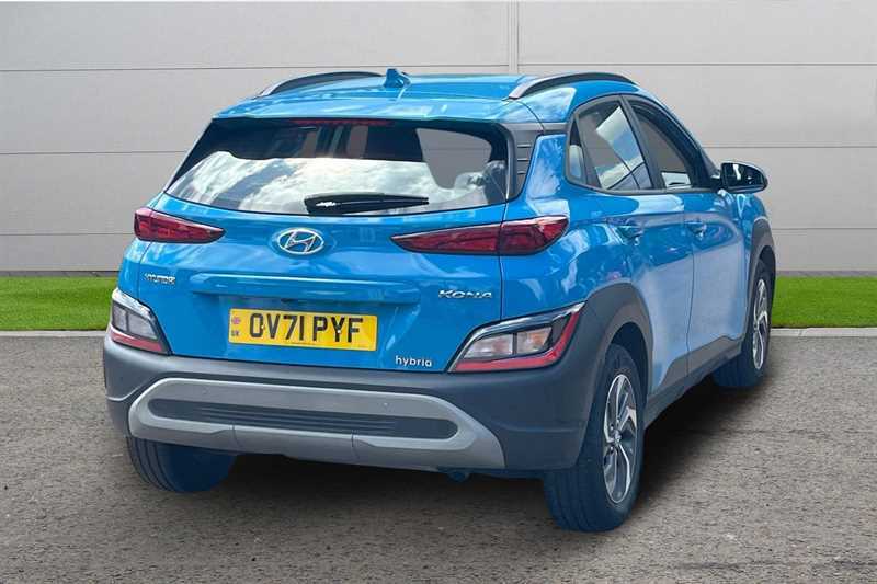 Hyundai Kona 1.6 Gdi Hybrid Se Connect Dct Blue #3