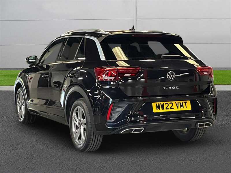 Volkswagen T-Roc 1.5 Tsi R-line Dsg MW22VMT Black #2