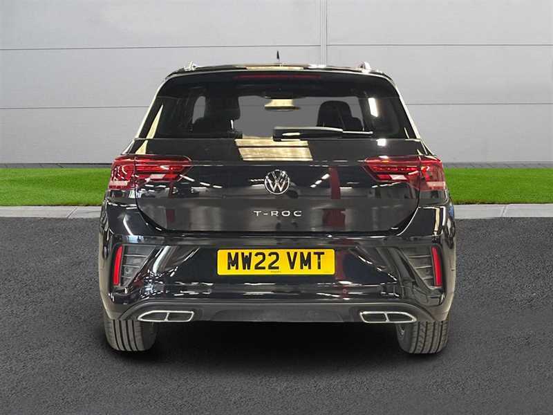 Volkswagen T-Roc 1.5 Tsi R-line Dsg MW22VMT Black #4